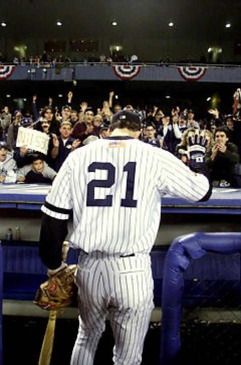 "The Warrior" says farewell to Bronx faithful in his final game at Yankee Stadium.